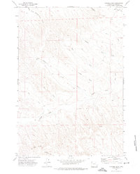 Gardner Gulch 1971 topographic map thumbnail