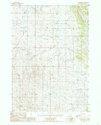 Garland Hill 1984 topographic map preview