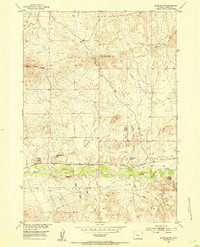 Gates Butte 1952 topographic map thumbnail