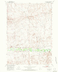 Gates Butte 1952 topographic map thumbnail