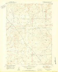 Gilbert Lake 1950 topographic map thumbnail