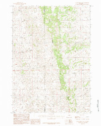 Gillam Draw East 1984 topographic map thumbnail