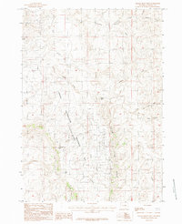Gillam Draw West 1984 topographic map preview