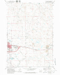 Gillette East 1971 topographic map thumbnail