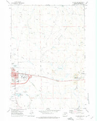 Gillette East 1971 topographic map thumbnail