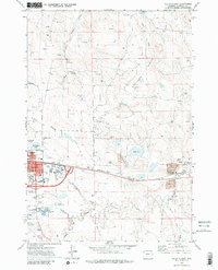 Gillette East 1971 topographic map thumbnail