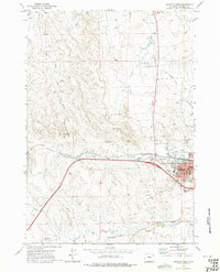 Gillette West 1971 topographic map thumbnail
