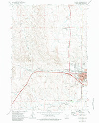 Gillette West 1971 topographic map thumbnail