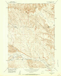 Gillies Draw 1951 topographic map thumbnail