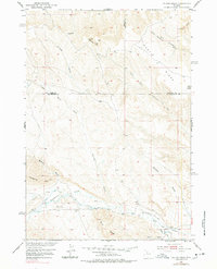 Gillies Draw 1951 topographic map thumbnail