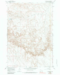 Gilmore Hill 1966 topographic map thumbnail