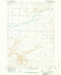 Gilmore Hill NW 1966 topographic map thumbnail