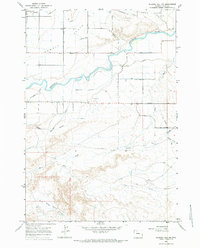 Gilmore Hill NW 1966 topographic map thumbnail