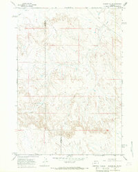 Gilmore Hill SE 1966 topographic map thumbnail