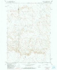 Gilmore Hill SE 1966 topographic map thumbnail