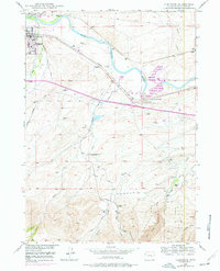 Glenrock 1949 topographic map thumbnail