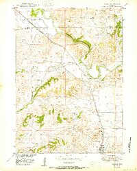 Glendo 1950 topographic map preview