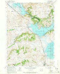 Glendo 1961 topographic map thumbnail