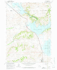 Glendo 1961 topographic map thumbnail