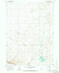Glomill Reservoir 1963 topographic map thumbnail