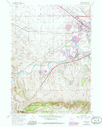 Goose Egg 1961 topographic map thumbnail