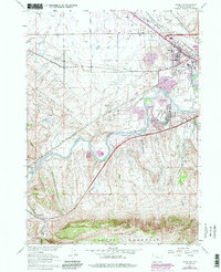 Goose Egg 1961 topographic map preview