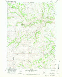 Gordon Creek 1967 topographic map thumbnail