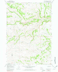 Gordon Creek 1967 topographic map thumbnail