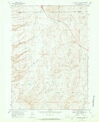 Government Creek 1968 topographic map thumbnail