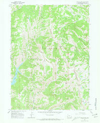 Graham Peak 1967 topographic map thumbnail