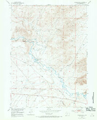 Graham Ranch 1951 topographic map thumbnail