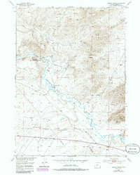 Graham Ranch 1951 topographic map thumbnail