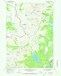 Grand Teton 1968 topographic map thumbnail