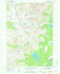 Grand Teton 1968 topographic map thumbnail