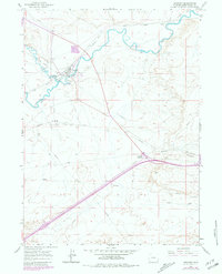 Granger 1961 topographic map preview