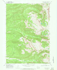 Granite Basin 1968 topographic map thumbnail