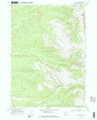 Granite Basin 1968 topographic map thumbnail