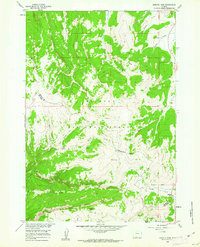 Granite Pass 1960 topographic map thumbnail