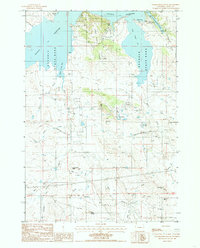 Grasshopper Butte 1984 topographic map thumbnail