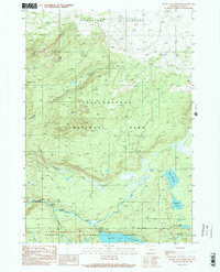 Grassy Lake Reservoir 1989 topographic map thumbnail