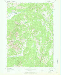 Gravel Mountain 1965 topographic map thumbnail