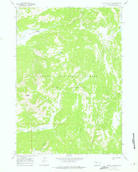 Gravel Mountain 1965 topographic map thumbnail