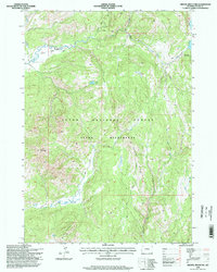 Gravel Mountain 1996 topographic map thumbnail