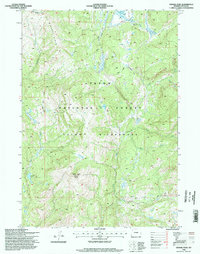 Gravel Peak 1996 topographic map thumbnail