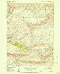 Gravel Spring 1953 topographic map thumbnail