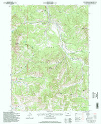 Green Mountain 1996 topographic map thumbnail