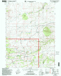 Green Top Mountain 1992 topographic map thumbnail