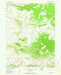 Grieve Reservoir 1961 topographic map thumbnail