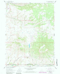 Grieve Reservoir 1961 topographic map thumbnail
