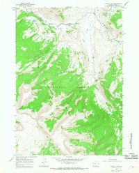 Grizzly Lake 1965 topographic map thumbnail